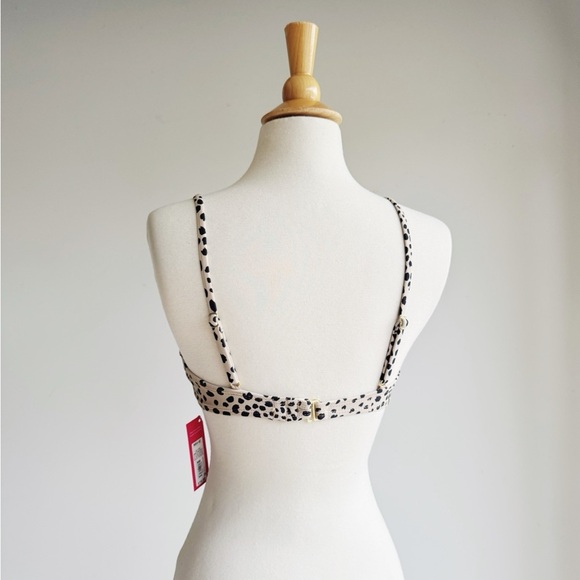 NWT XHILARATION Cheetah Print Underwire Bikini Top Size M - Picture 3 of 4